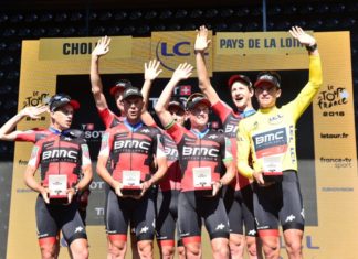 BMC raskest på lagtempoetappen